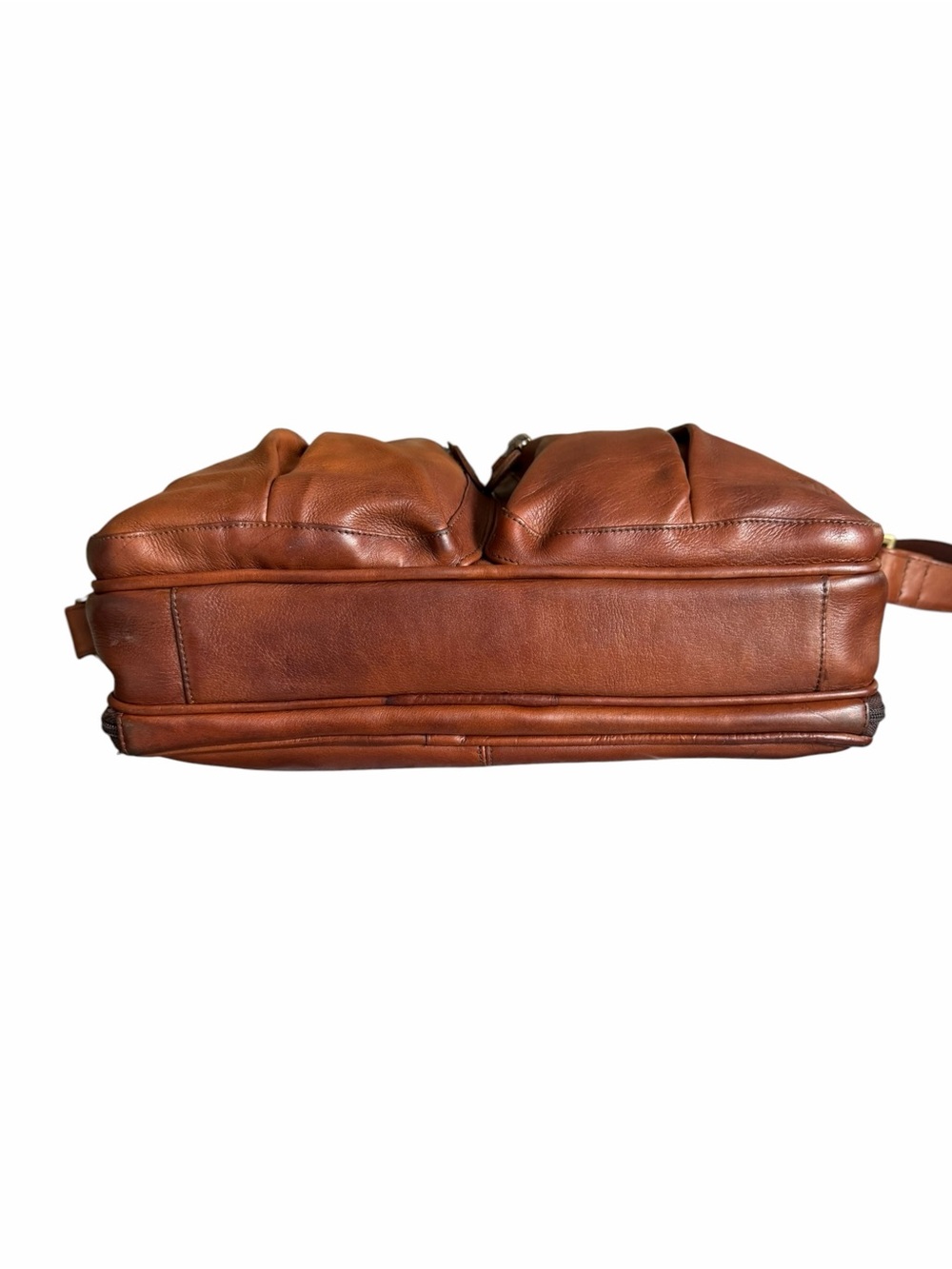 Frye Vintage Work Bag Leather Crossbody Messenger Bag - Picture 5 of 10